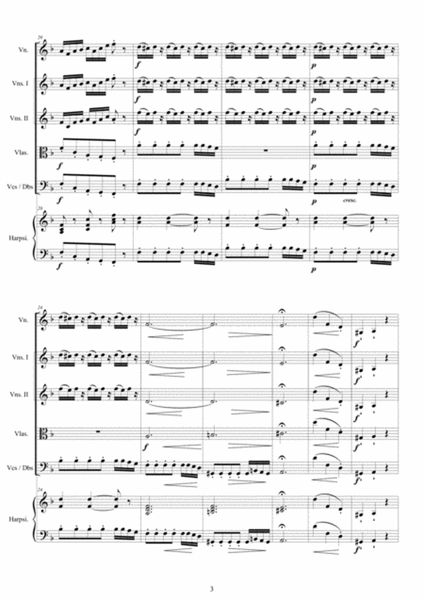 Vivaldi - Violin Concerto in D minor RV 235 for Violin, Strings and Harpsichord image number null