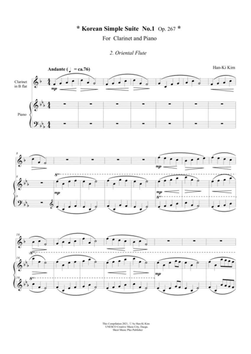 Korean Simple Suite No.1 (For Clarinet and Piano) image number null