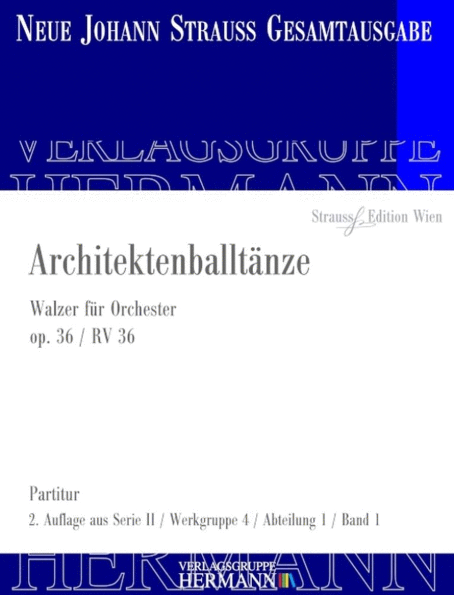 Architektenballtänze Op. 36 RV 36