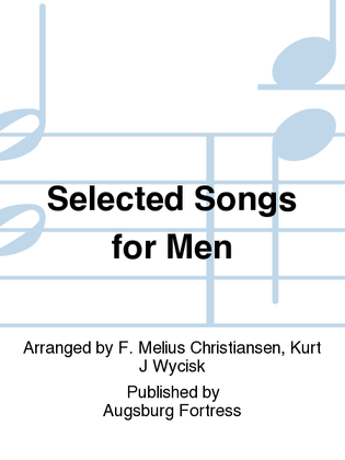 Book cover for Selected Songs for Men