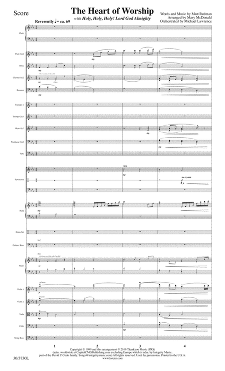 The Heart of Worship - Orchestral Score and CD with Printable Parts