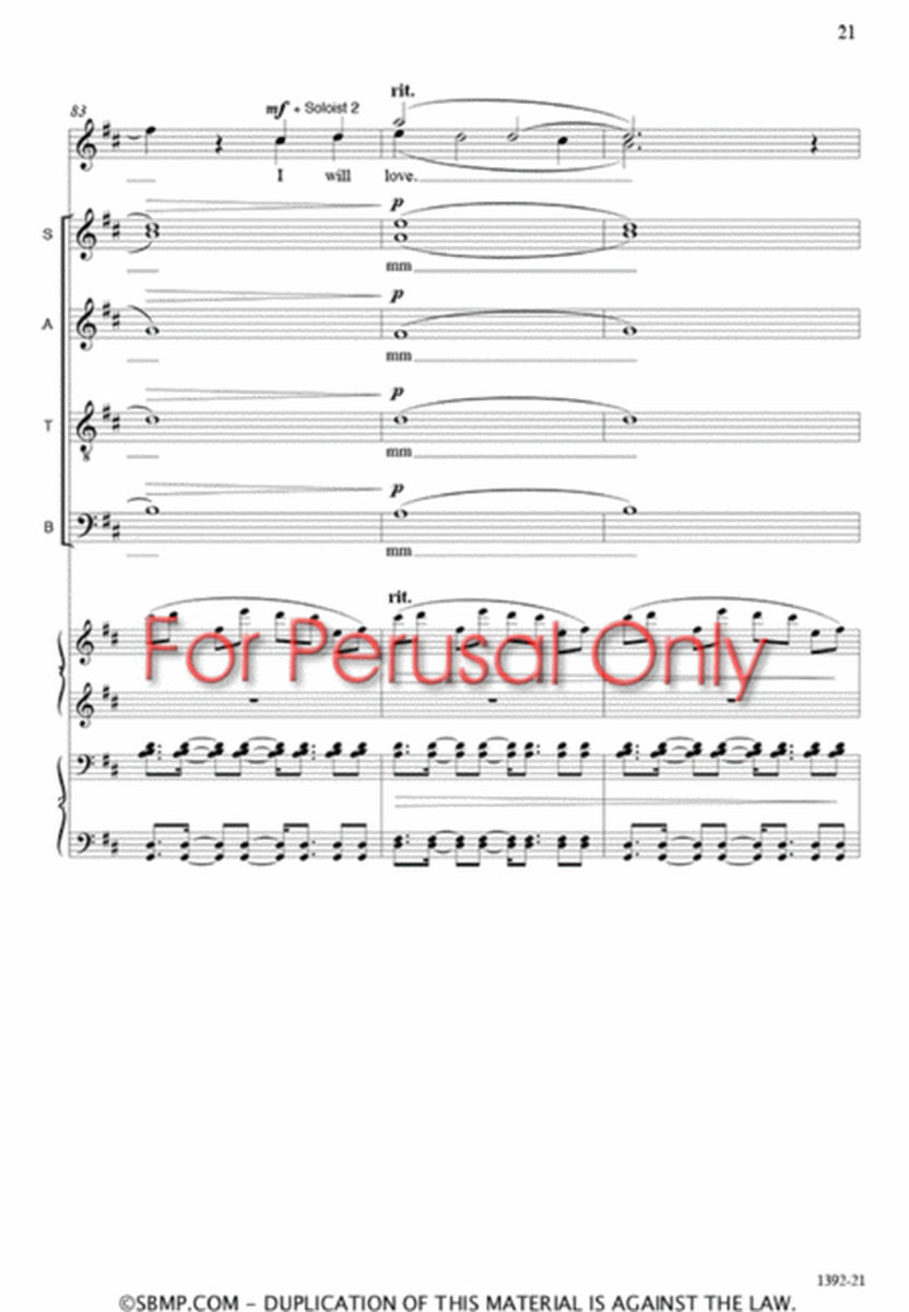 Joy - SATB Octavo image number null