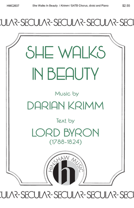 Book cover for She Walks in Beauty