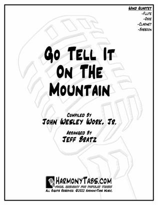 Book cover for Go Tell It On The Mountain (Wind Quartet)