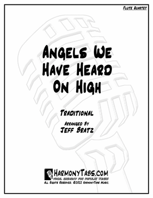 Book cover for Angels We Have Heard On High (Flute Quartet)