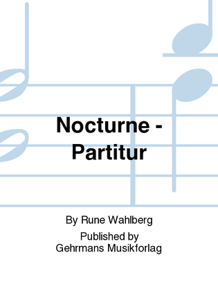 Book cover for Nocturne - Partitur