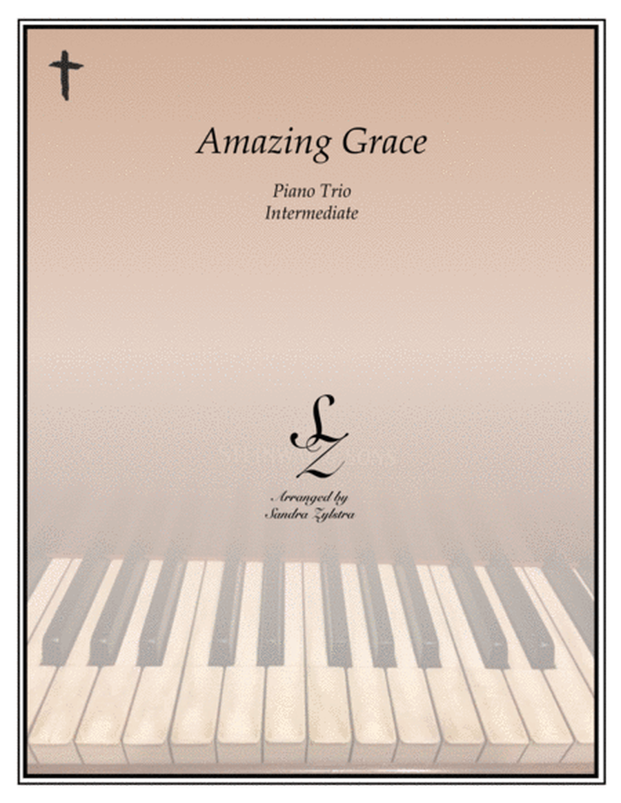 Amazing Grace (1 piano, 6 hands trio) image number null
