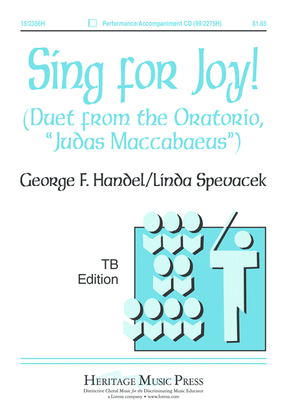 Book cover for Sing for Joy!