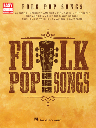 Book cover for Folk Pop Songs