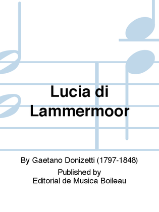 Book cover for Lucia di Lammermoor