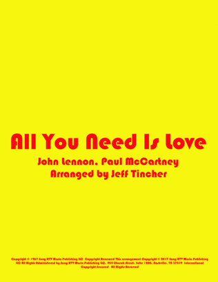 Book cover for All You Need Is Love