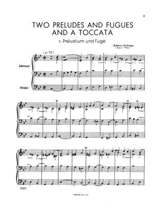 Book cover for Handel: Two Preludes and Fugues and a Toccata