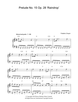 Prelude No. 15, Op. 28 (Raindrop)