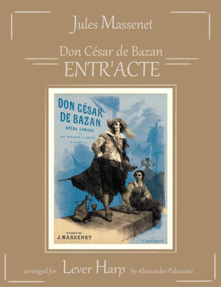 Book cover for Don Cesar de Bazan: Entr'acte - for Lever Harp