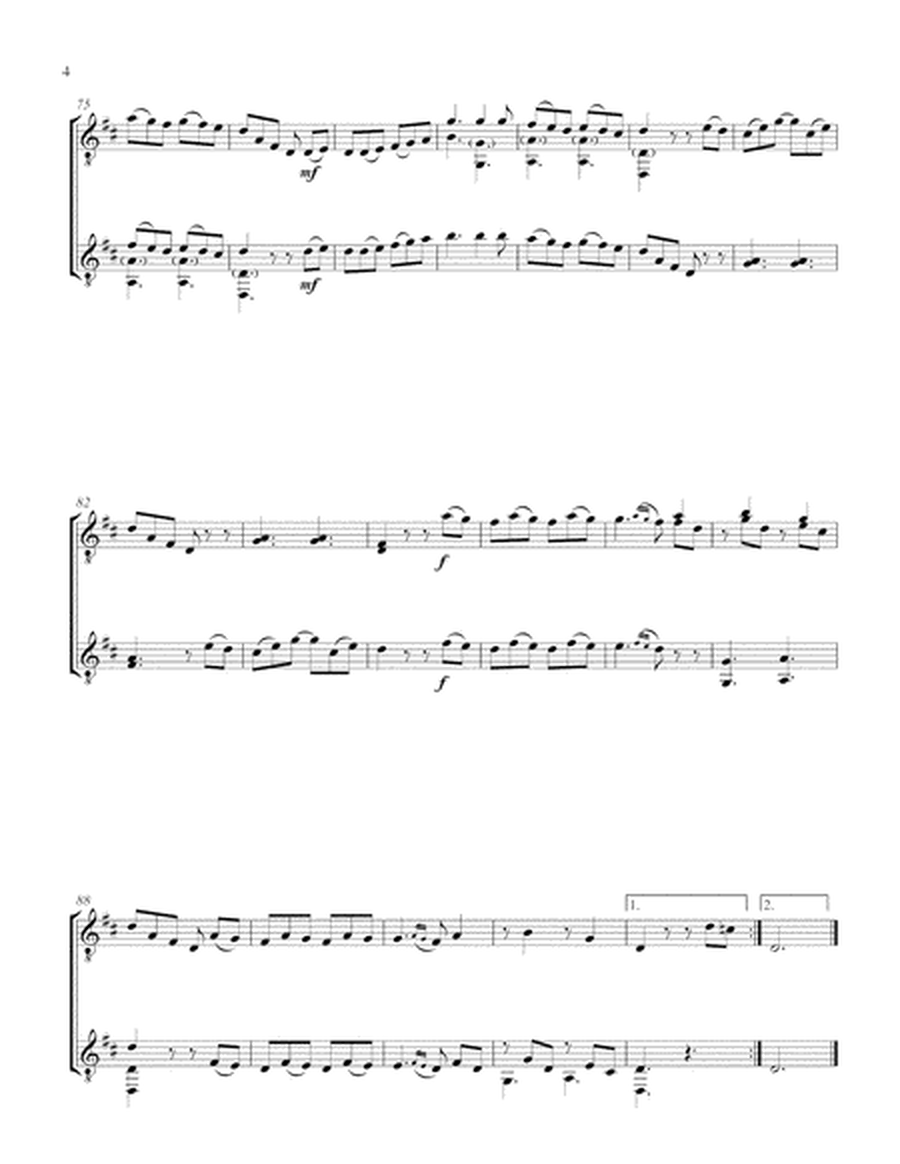 Sonata in D (Guitar Duo) - Score and Parts image number null
