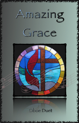 Book cover for Amazing Grace, Gospel style for Oboe Duet