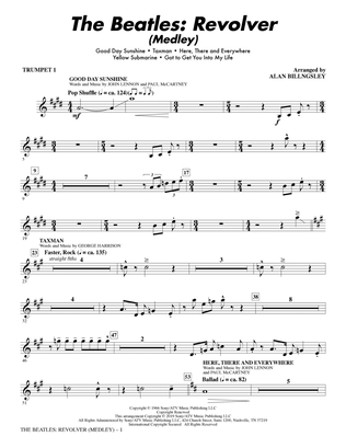 Book cover for The Beatles: Revolver (Medley) (arr. Alan Billingsley) - Trumpet 1