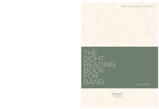 Sight Reading Book For Band, Vol 4 - Tenor Sax