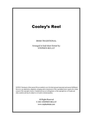 Cooleys' Reel (Irish Traditional) - Lead sheet (key of F#m)