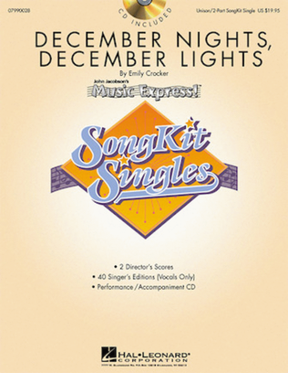 Book cover for December Nights, December Lights (SongKit Single)