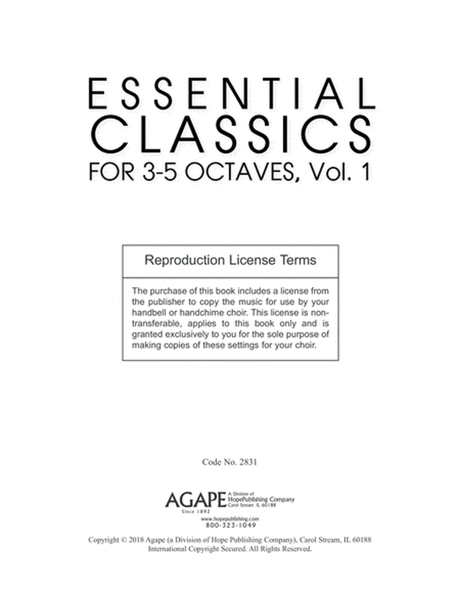 Essential Classics for 3-5 Octaves, Vol. 1 (Reproducible)-Digital Download