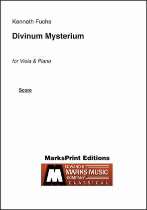 Book cover for Divinum Mysterium (Piano Reduction)