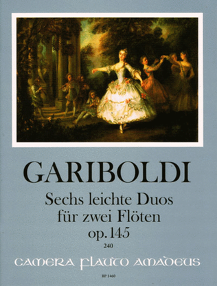 Book cover for Six easy duos op. 145