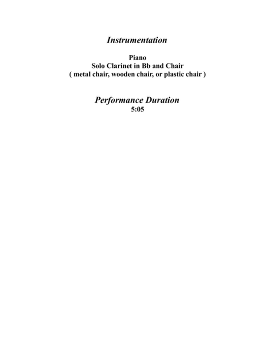 Concerto for Clarinet, Chair, and Orchestra. Piano Reduction. Movement I. Allegro. image number null