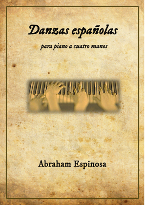 Book cover for Danzas españolas para piano a 4 manos