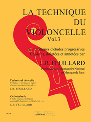 Book cover for Technique du violoncelle - Volume 3