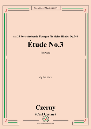 C. Czerny-Exercise No.3,Op.748 No.3
