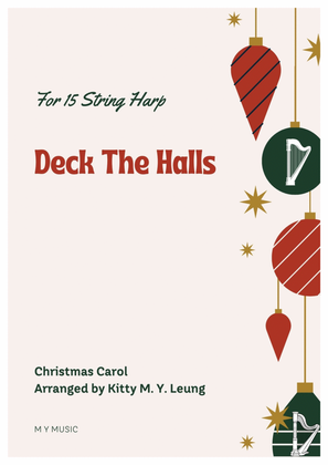 Book cover for Deck The Halls - 15 String Harp