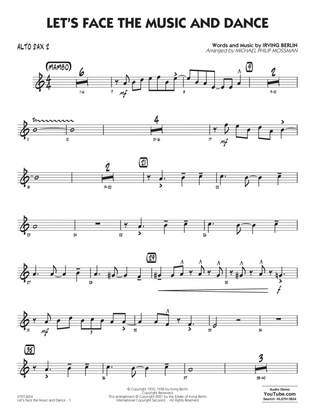 Book cover for Let's Face the Music and Dance (arr. Michael Philip Mossman) - Alto Sax 2