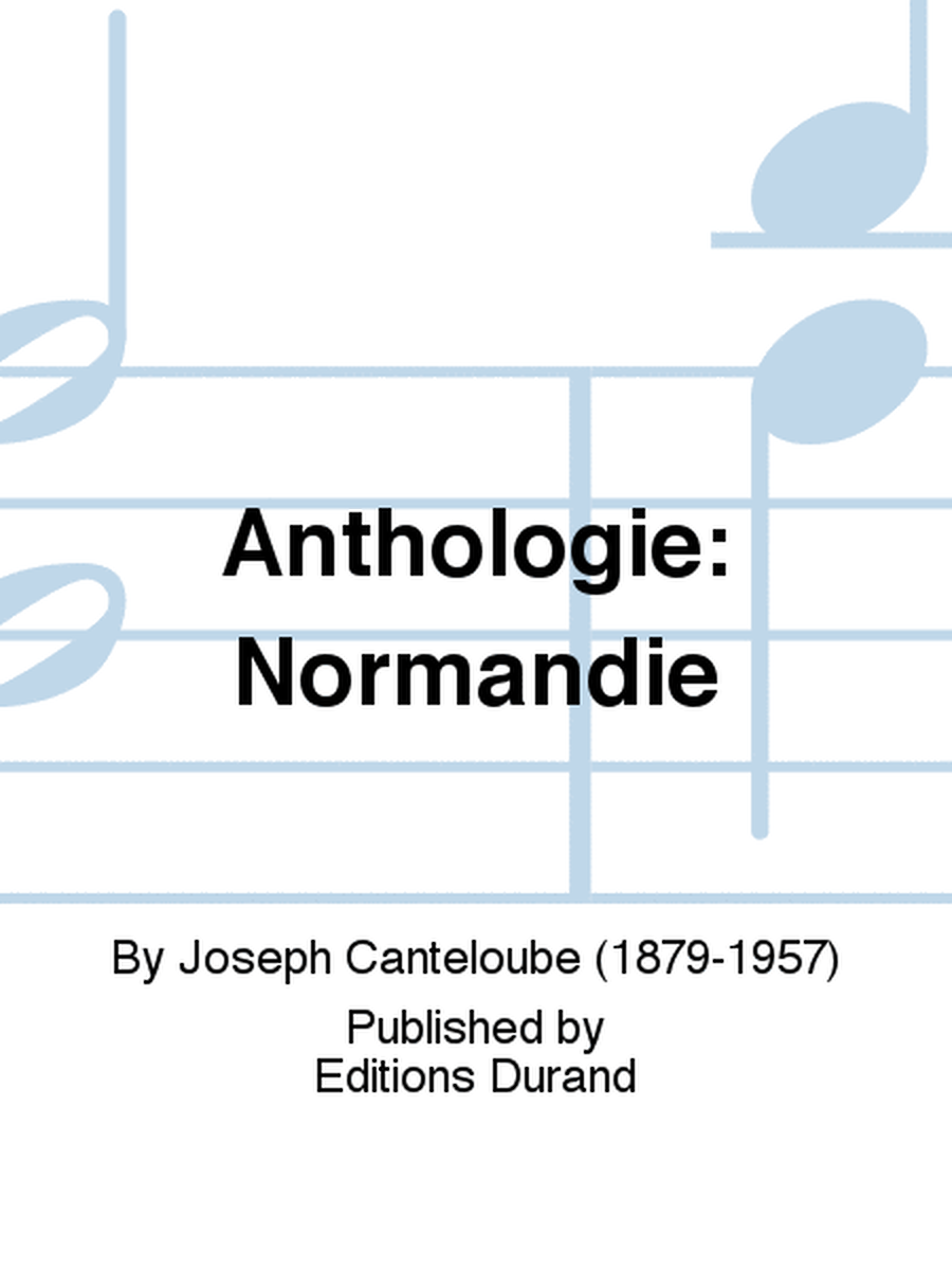 Anthologie: Normandie
