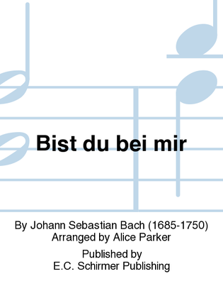 Book cover for Bist du bei mir (When you are near)