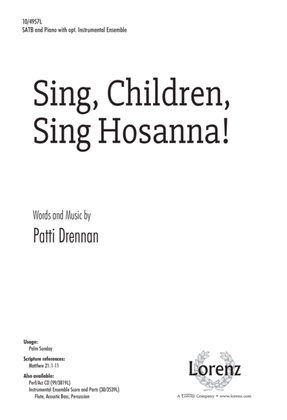 Book cover for Sing, Children, Sing Hosanna!