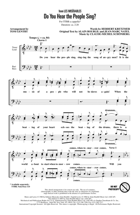 Do You Hear The People Sing? (from Les Miserables) (arr. Tom Gentry)