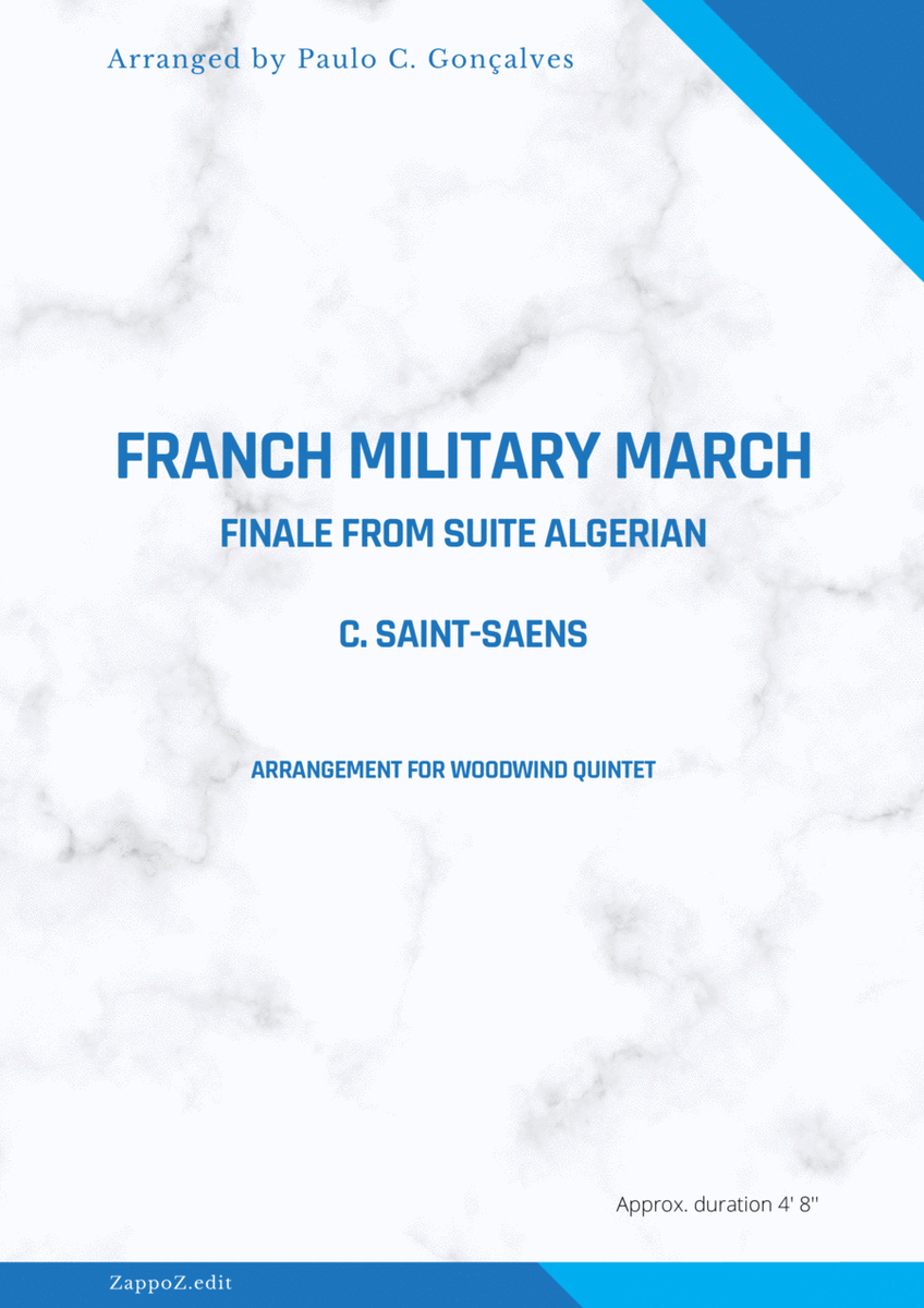 FRANCH MILITARY MARCH (Suite Algerian) - C. SAINT-SAENS image number null