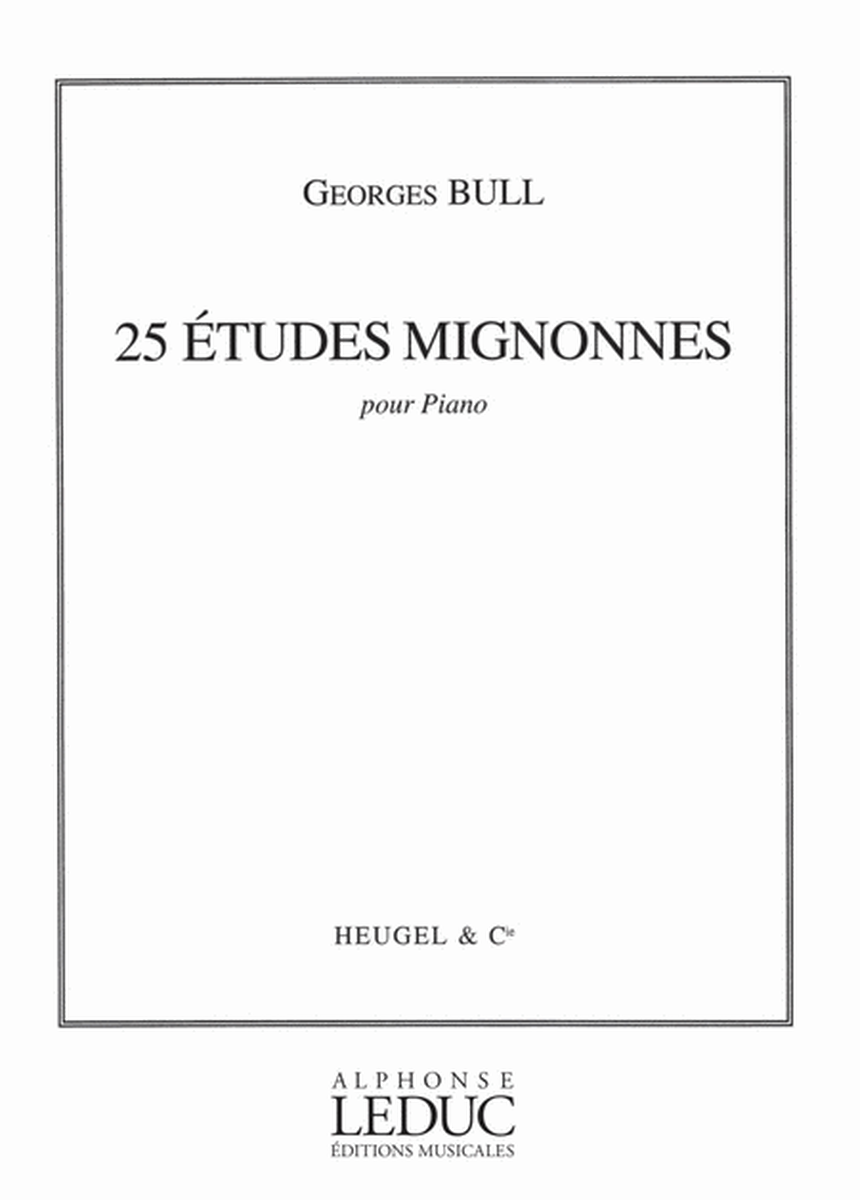 25 Etudes Mignonnes Op90