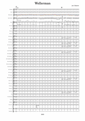 Book cover for Wellerman for (easy) concert band and opt. recorders and/or boomwackers