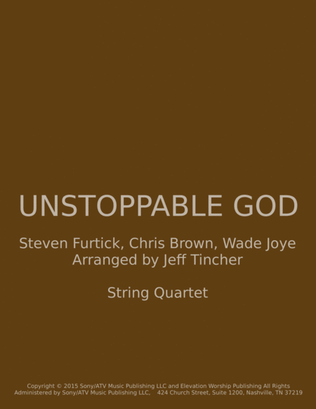 Book cover for Unstoppable God