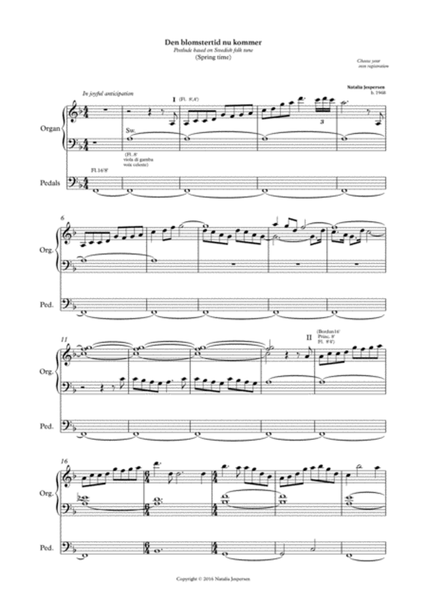 Five romantic pieces for organ