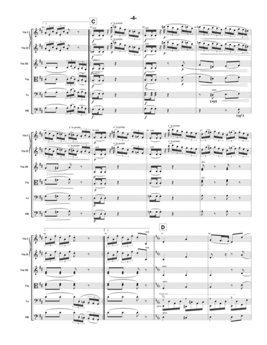 Andante from Piano Sonata 15 arranged for string orchestra - Score Only image number null