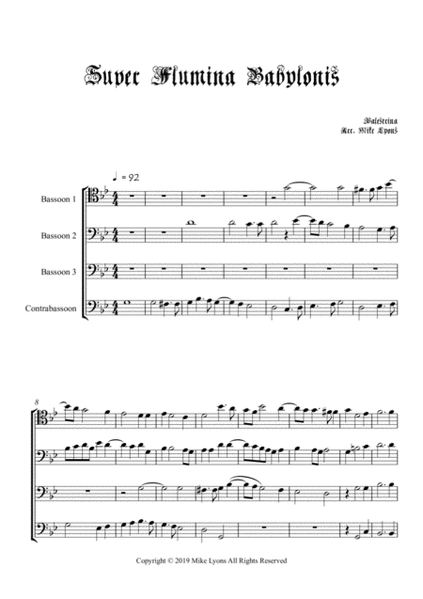 Bassoon Quartet - Super Flumina Babylonis image number null