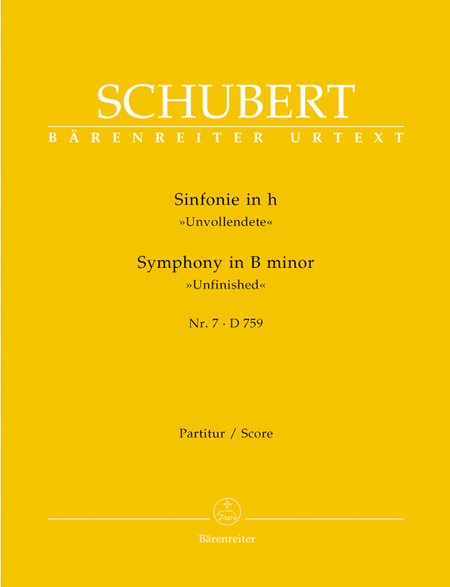 Sinfonie Nr. 7 Unvollendete - Symphony No. 7 The Unfinished