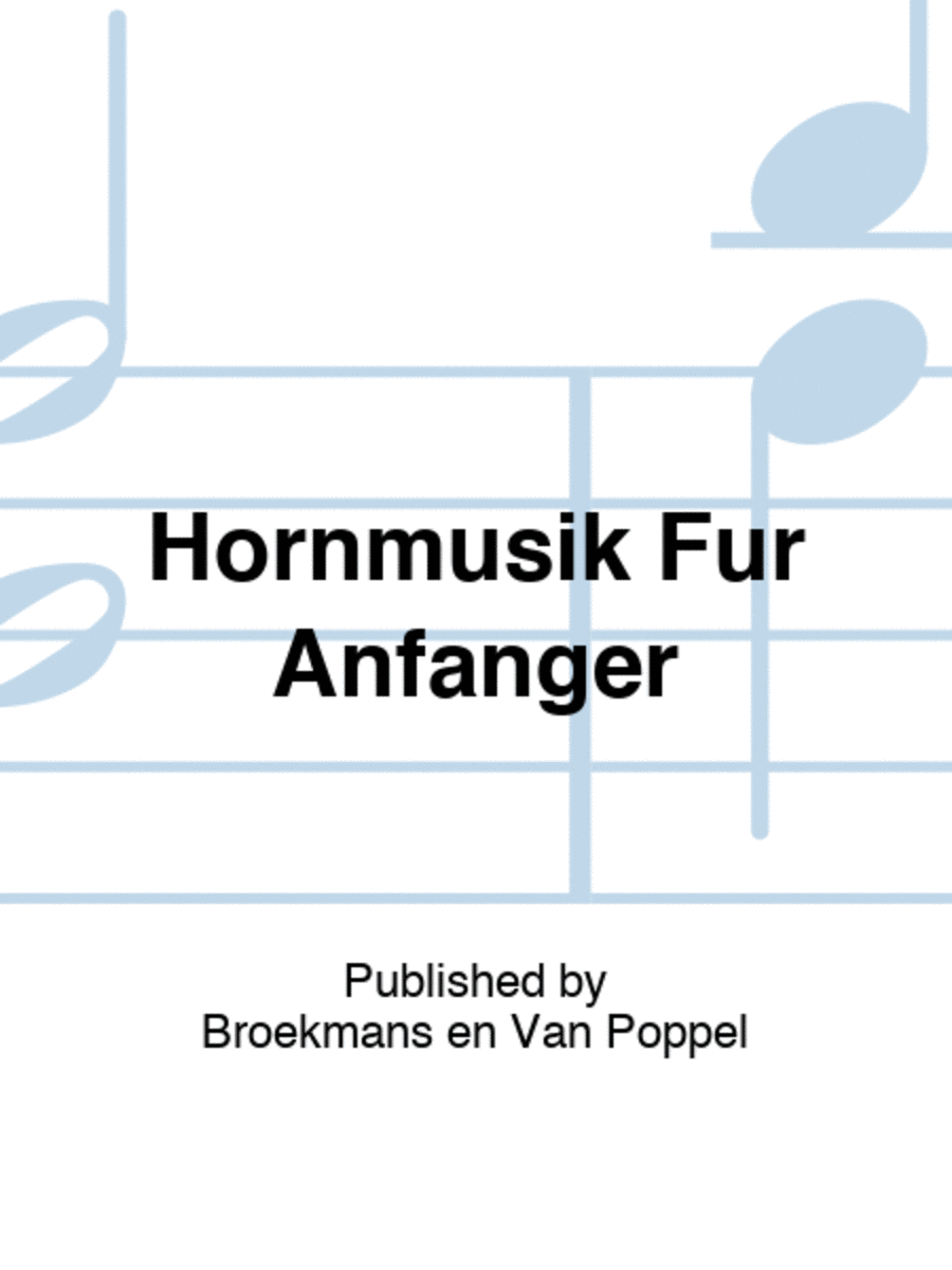 Hornmusik Fur Anfanger