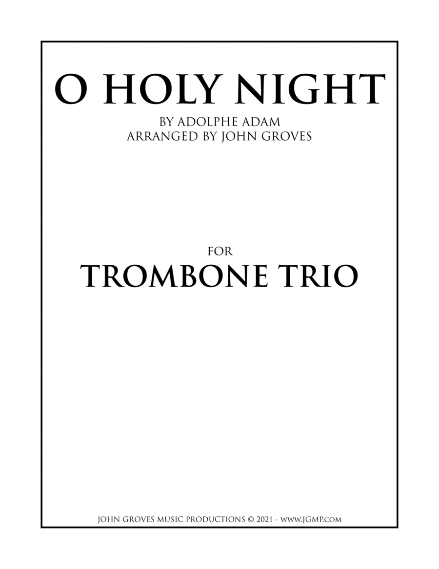 O Holy Night - Trombone Trio image number null