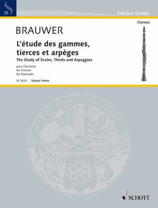 Book cover for L'études des Gammes, Tierces et Arpèges