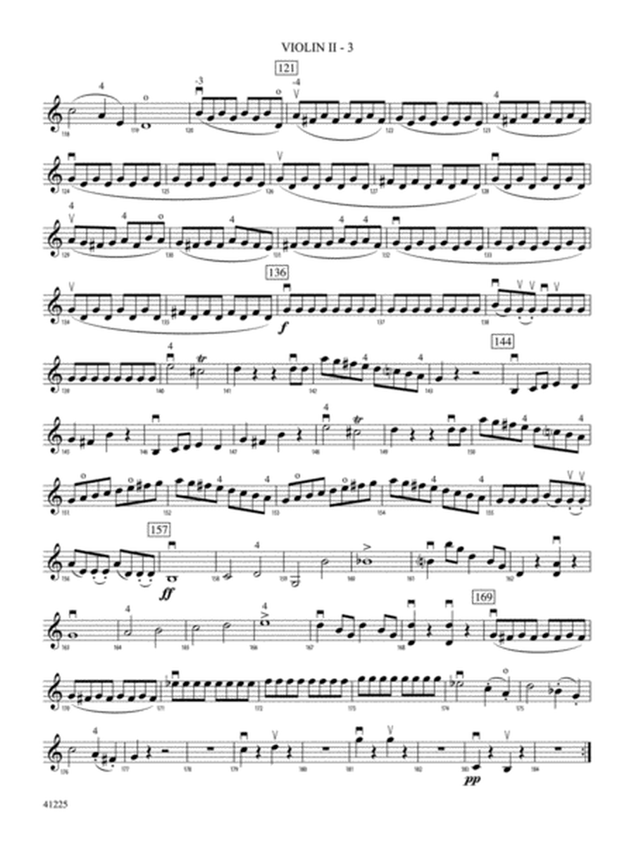 Sinfonia No. 9 in C Major: 2nd Violin