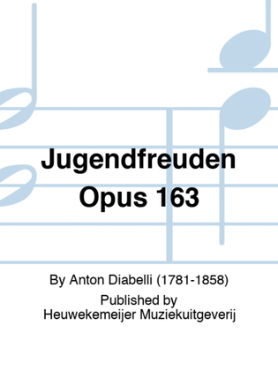 Book cover for Jugendfreuden Opus 163